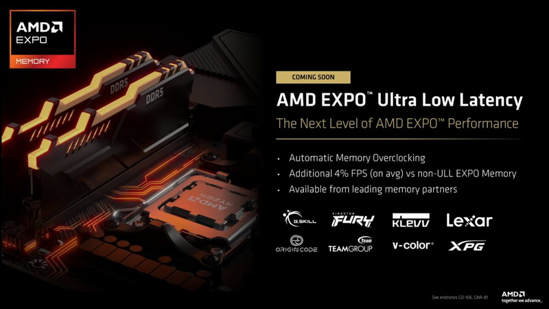 AMD научилась выжимать из DDR5 максимум — представлена технология разгона EXPO ULL