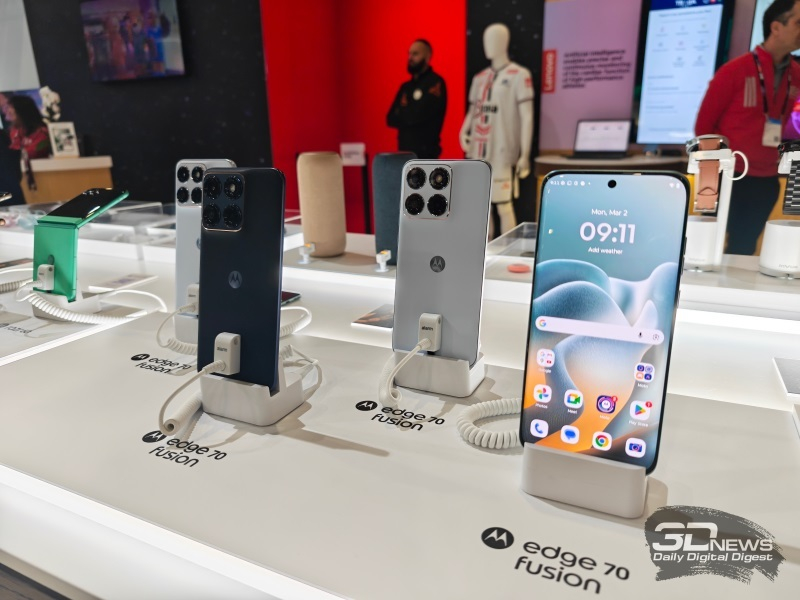 Смартфон Motorola Edge 70 Fusion оснастили изогнутым 144-Гц дисплеем и чипом Snapdragon 7s Gen 3