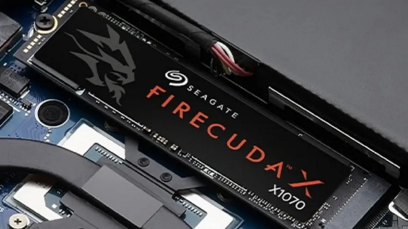 Seagate готовит к выпуску серию накопителей FireCuda X1070 PCIe 4.0 со скоростью чтения выше 7 Гбайт/с