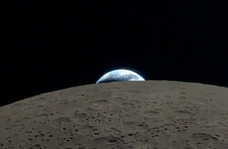 Командир лунной миссии Artemis II опубликовал потрясающее видео «заката Земли», снятое на iPhone
