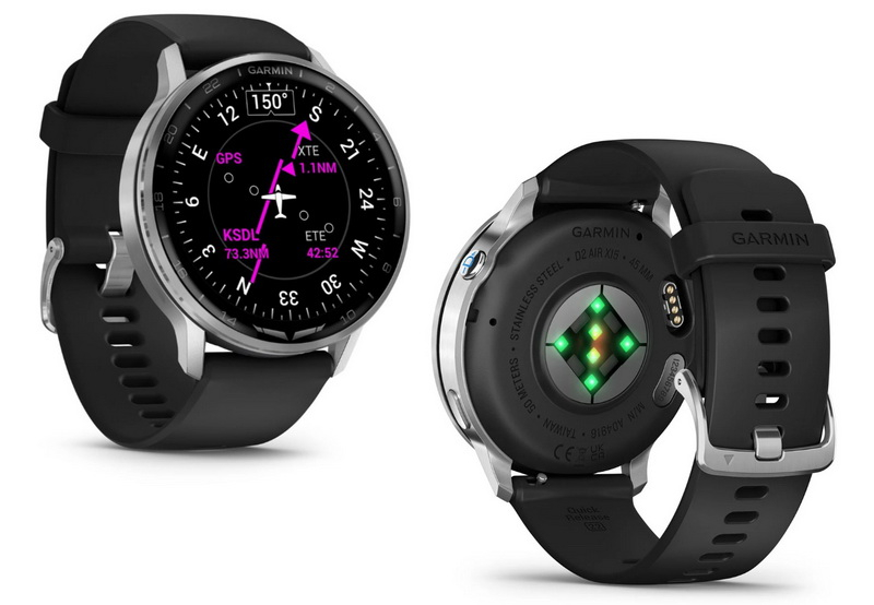 Garmin выпустила D2 Air X15 — авиаторские смарт-часы с AMOLED-дисплеем и встроенным фонариком за $650