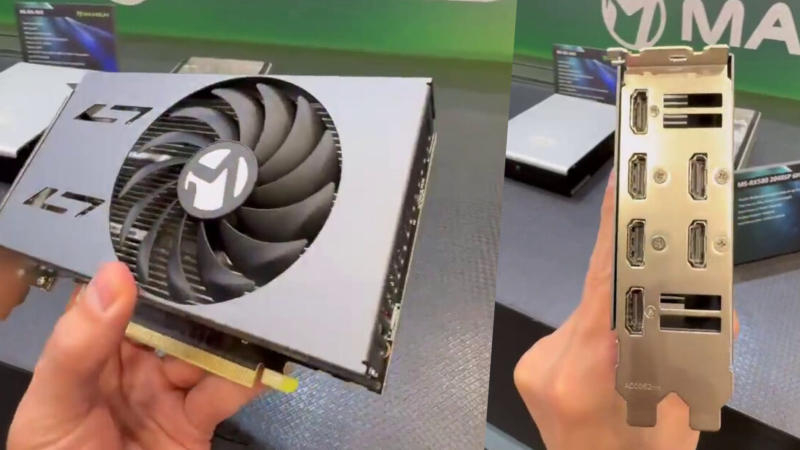 MaxSun привезла на Computex 2026 десятилетнюю Radeon RX 580 с шестью HDMI