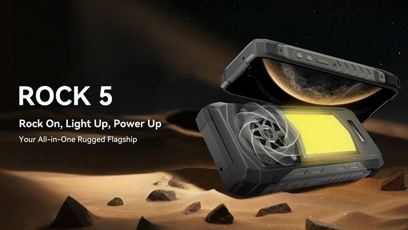 Blackview ROCK 5 — сверхпрочный смартфон с кемпинговым фонарём, мощным динамиком и батареей на 20 000 мА·ч