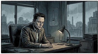 Маск признался, что редко бывает счастлив