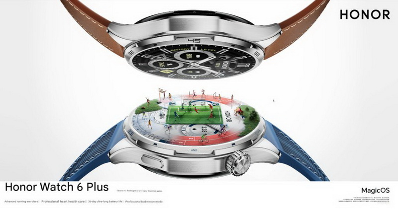 Honor представила смарт-часы Watch 6 Plus с автономностью до 17 дней и ценой от $191
