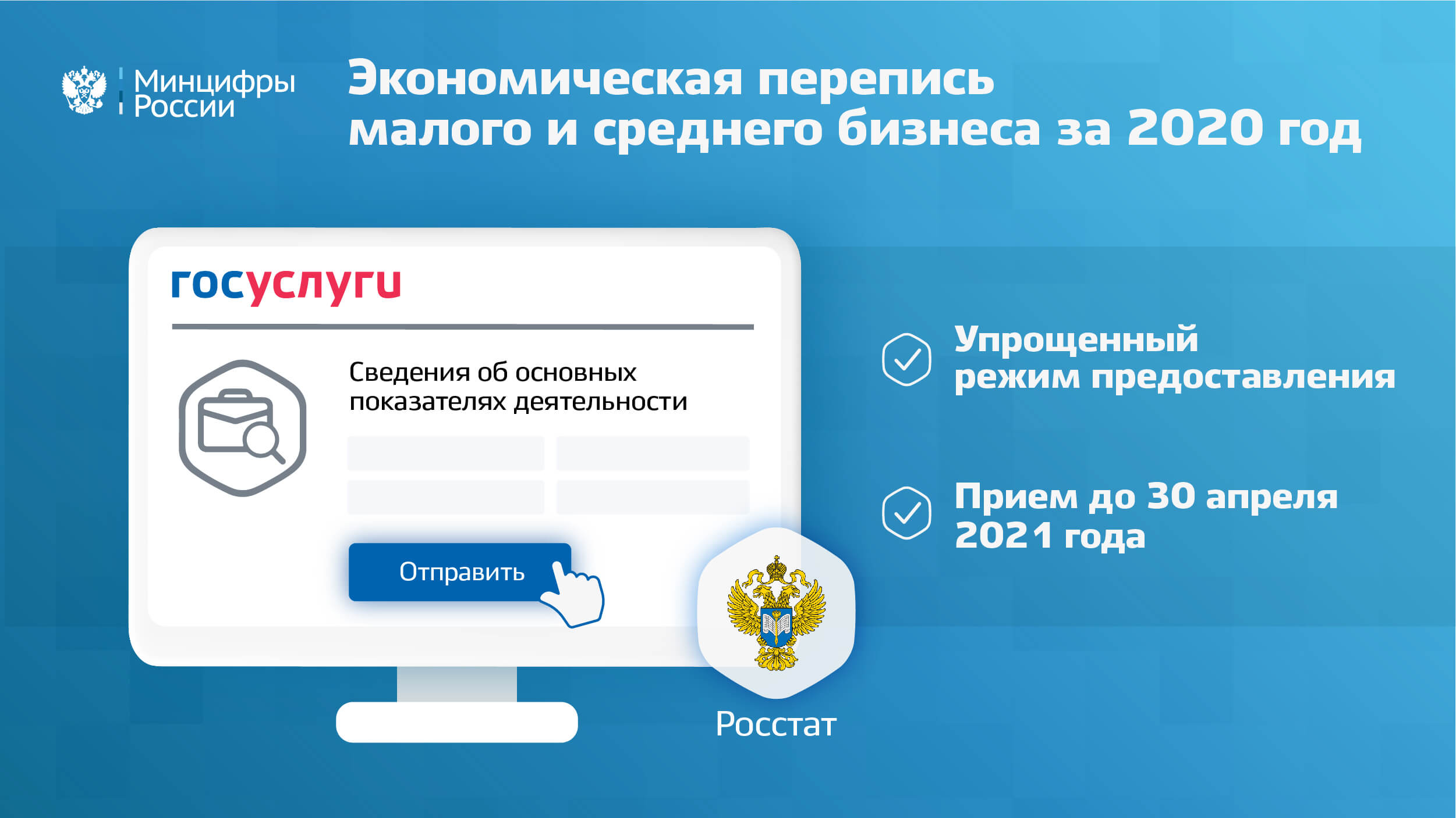 На Госуслугах стартовала Экономическая перепись малого и среднего бизнеса