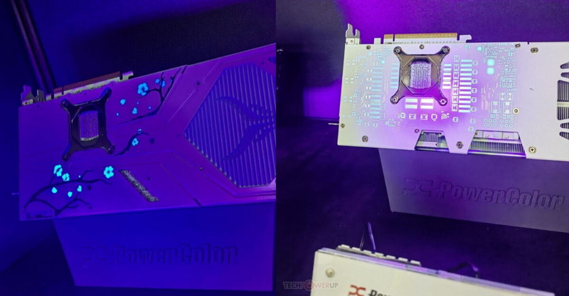 PowerColor показала видеокарты Radeon RX 9000, которые святятся под ультрафиолетом