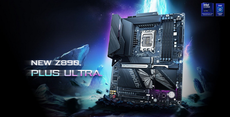 Gigabyte представила платы Z890 Plus с поддержкой памяти CQDIMM и оптимизацией под Core Ultra 200S Plus
