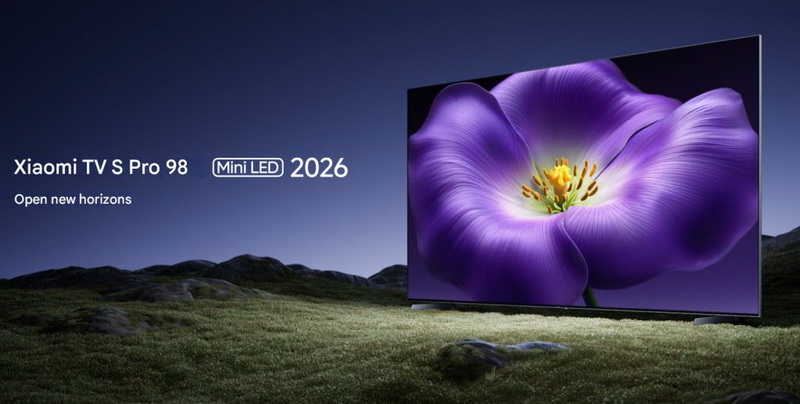 Представлен огромный 98-дюймовый телевизор Xiaomi TV S Pro Mini LED с разгоном до 330 Гц и ценой $1066