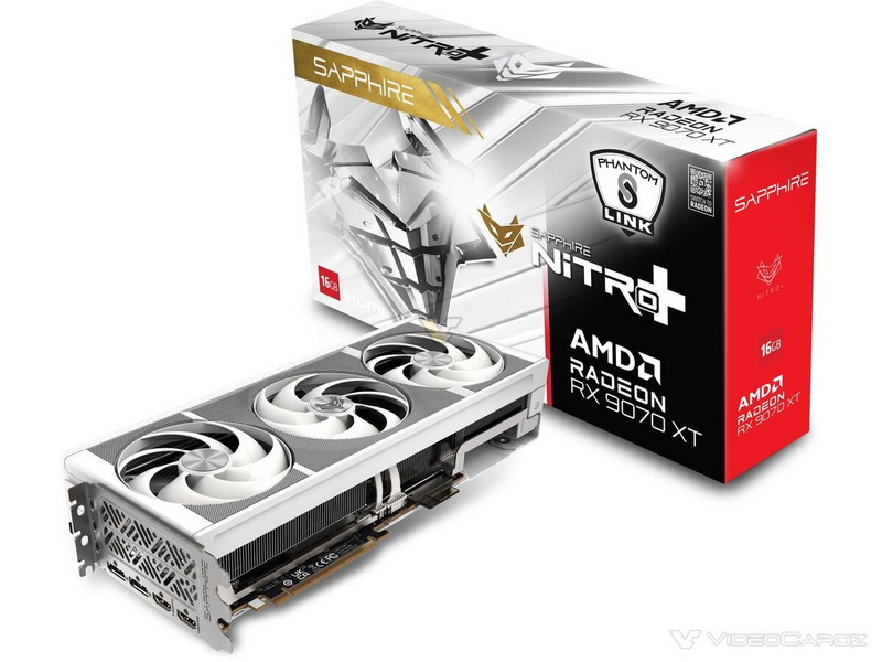 Sapphire выпустила «беспроводные» видеокарты Nitro+ Radeon RX 9070 XT PhantomLink на мировой рынок
