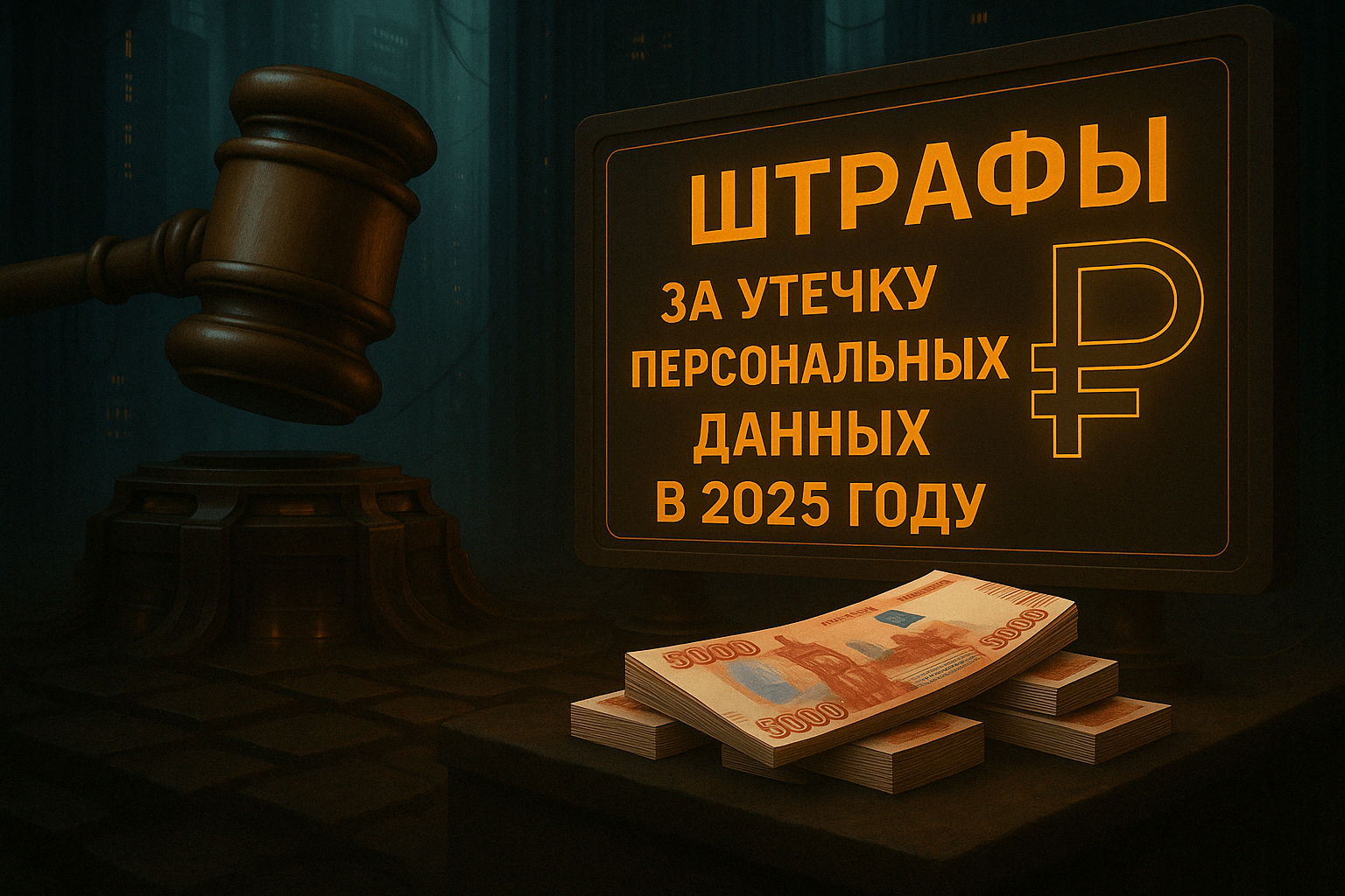 Штрафы за утечку персональных данных в 2025 году