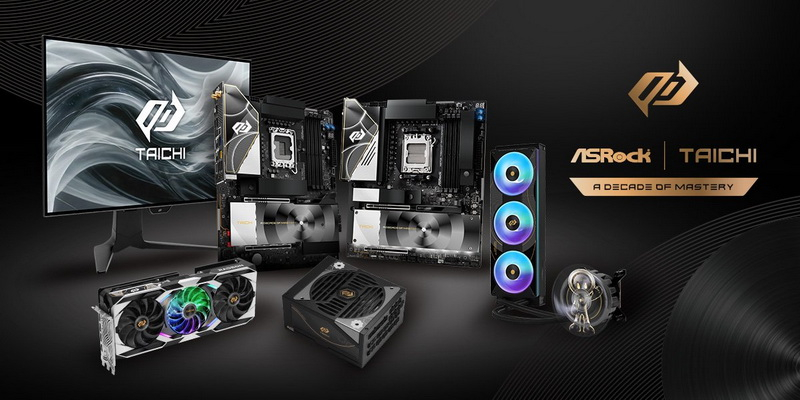 ASRock выпустит видеокарту Radeon RX 9070 XT Taichi 10th Anniversary Edition по случаю 10-летия бренда Taichi
