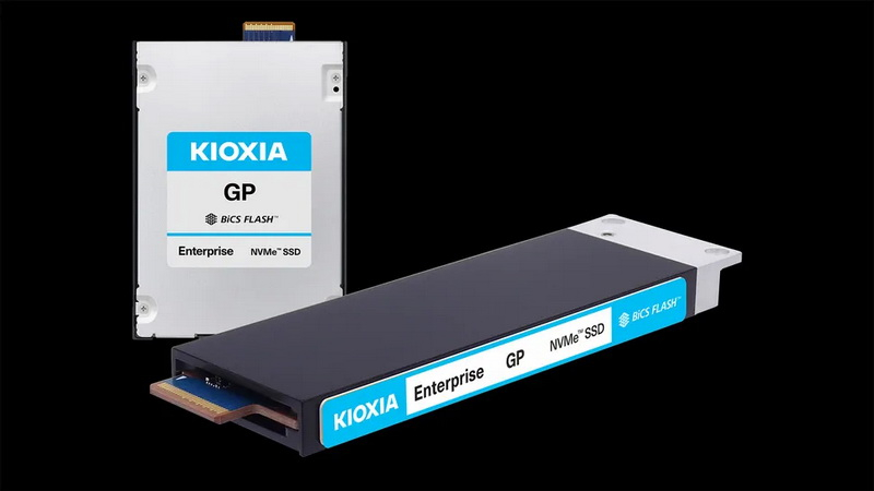 Kioxia представила серверный SSD Super High IOPS — он ускорит работу ИИ на чипах Nvidia
