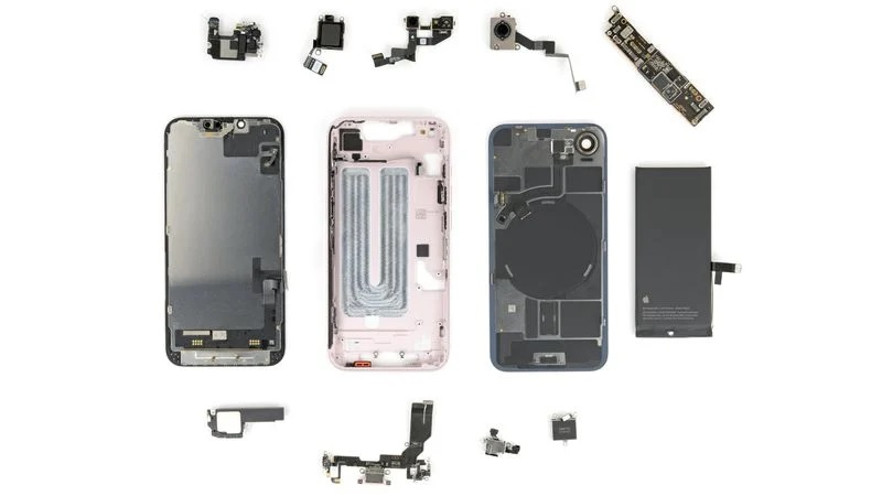 iFixit разобрала iPhone 17e — задняя панель с MagSafe оказалась совместима с iPhone 16e